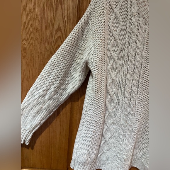 coincidence & chance x Urban Outfitters Oversized Cable Knit Elbow Patch Sweater - Picture 5 of 9